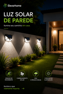 Luminária Solar de Parede com Sensor de Movimento  à Prova D’Água | ElevarHome