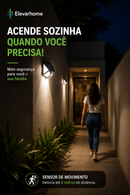 Luminária Solar de Parede com Sensor de Movimento  à Prova D’Água | ElevarHome
