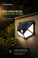 Luminária Solar de Parede com Sensor de Movimento  à Prova D’Água | ElevarHome