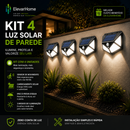 Luminária Solar de Parede com Sensor de Movimento  à Prova D’Água | ElevarHome