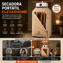 SECADORA PORTÁTIL ELEVARHOME™ | SECAGEM RÁPIDA E PRATICIDADE PARA SUA ROTINA