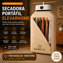 SECADORA PORTÁTIL ELEVARHOME™ | SECAGEM RÁPIDA E PRATICIDADE PARA SUA ROTINA