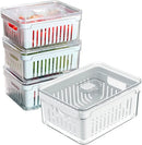 Organizador de Geladeira com Drenagem 2,2L